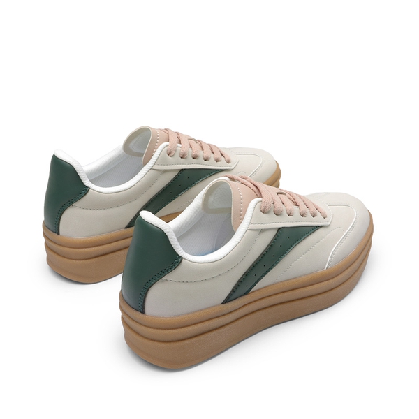 [Val] Retro Platform Fashion Sneakers - GREY - 4